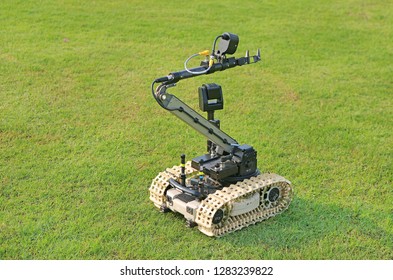 Bomb detection and disposal robot.