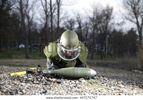 Bomb Disposal Expert on\
site work 3