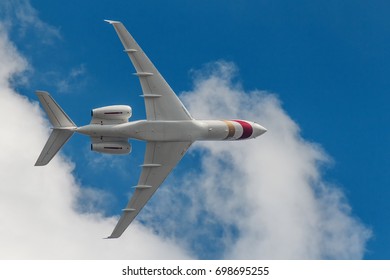 Bombardier Airplane At GRU Airport - Guarulhos International Airport, Sao Paulo, Brazil - 2017