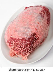 Boneless Leg Lamb Held Together Butchers Stock Photo 17314237 ...