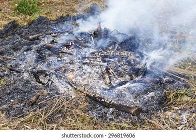 Bonfire background.