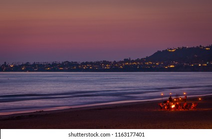 A Bonfire On The Beach With Family And Friends At Night With The Ocean View Is A Great Memory