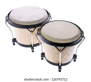 Bongos Isolated On White Background