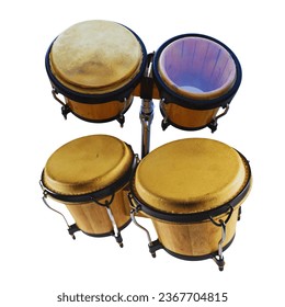 bongos isolated on white background - Powered by Shutterstock