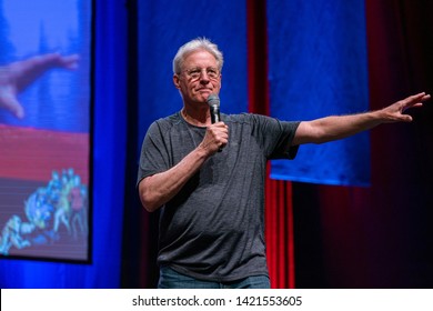 Bonn, Germany - June 8 2019: Bruce Boxleitner (*1950, Actor, Writer - Babylon 5) Talks About His Experiences In The Movie Industry At FedCon 28