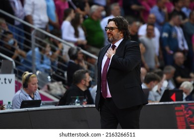 BONN, GERMANY - MAY 30, 2022: Andrea Trinchieri. Bundesliga Play-offs. Basketball Match Telekom Baskets Bonn Vs FCB Bayern München Basket
