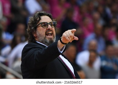 BONN, GERMANY - MAY 30, 2022: Andrea Trinchieri. Bundesliga Play-offs. Basketball Match Telekom Baskets Bonn Vs FCB Bayern München Basket
