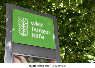 Bonn, North Rhine-Westphalia, Germany - May 15, 2022:  Headquarters Of German World Hunger Aid In Bonn, Germany - Welthungerhilfe's Goal Is To End Hunger And Poverty