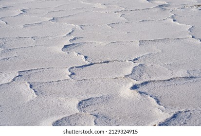 Bonneville Salt Flat Dried Ground 