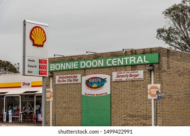 Bonnie Doon, Vic, Australia Circa 2019, Central Service Station In The Small Village Of Bonnie Doon In Victoria, Australia, On The Maroondah Highway, In The Shire Of Mansfield. North-east Of Melbourne