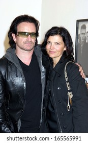 Bono, Ali Hewson At Anton Corbijn Photo Exhibition Celebrating 22 Years Of U2, Stellan Holm Gallery, New York, NY, October 09, 2005