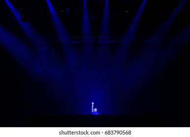 BONTIDA, ROMANIA - JULY 15, 2017: Dj Duke Dumont Performs A Live EDM Concert In The Main Stage Of Electric Castle Festival