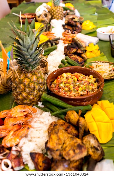 Boodle Fight Set Stock Photo (Edit Now) 1361048324