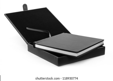 Book In A Black Leather Box