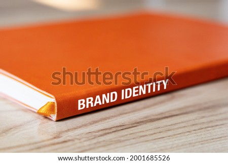 Book with brand identity guidelines