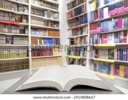 book cafe ,bookstore,
buying a book in a store