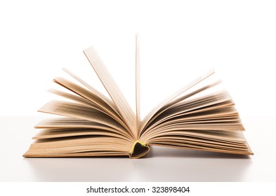 Open Book On White Background Stock Photo (Edit Now) 523462210