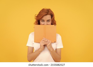 Book Lover. Back To School. Education And Knowledge. Woman Reader Reading.