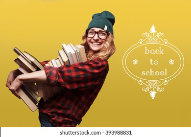 Book Lover. Ready To Study Hard! Back To School