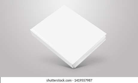 book mock up, blank cover template to paste your design
