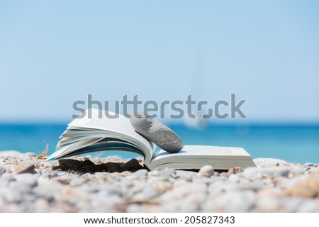 Book on the beach