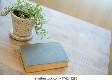 book on the table