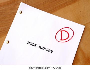 Book Report With A D Grade