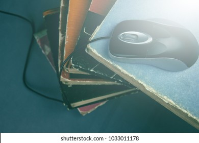 Book stack computer mouse