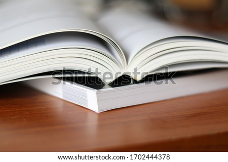 Book, Thick heavy books with white paper and hard cover, good binding, perfect binding, large number of pages, huge page booklet