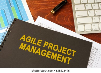 Book With Title Agile Project Management In An Office.