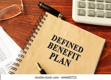 Book With Title Defined Benefit Plan.