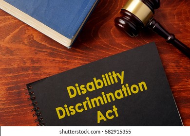 Book with title Disability Discrimination Act (DDA).