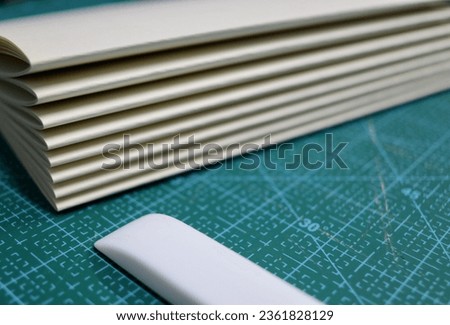 the bookbinding process and the handmade book
