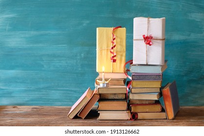 Books As Birthday Present,personal Gift,reading,literature,education,making A Gift Concept