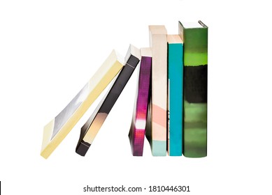 Books isolated on white background