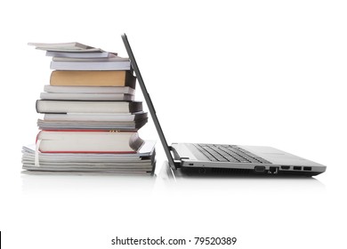 Books And Laptop