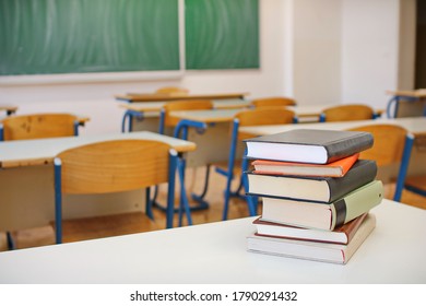 Books On School Desk Classroom Stock Photo 1790291432 | Shutterstock