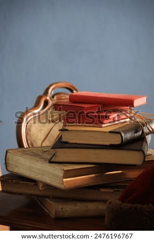 books, paper, A table full of books, study,  library, education, brainy, learned