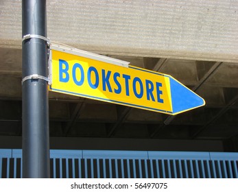 Bookstore Sign On Campus