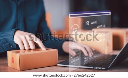 Boost your e-commerce visibility with innovative digital marketing strategies and streamlined logistics integration. Ideal for representing modern online business ,technology-driven retail solutions.