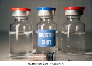 Booster Shot Covid-19 Vaccine Concept