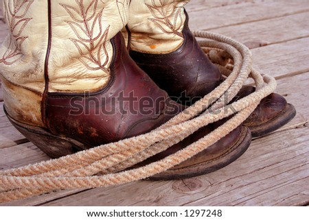 Boots and lasso