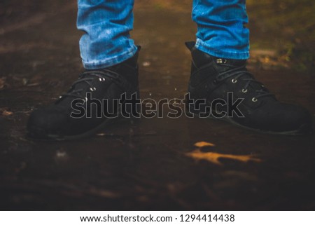 Boots in a Puddle