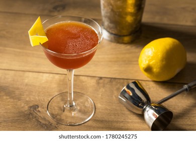 Boozy Bourbon Paper Plane Cocktail With Lemon Juice