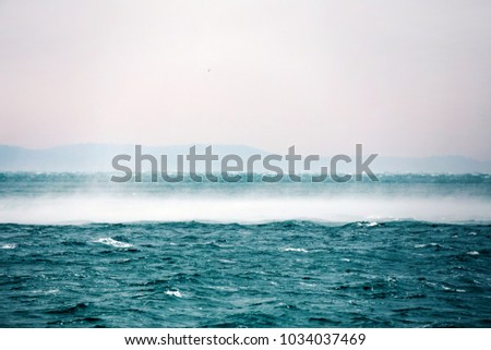 bora wind in winter