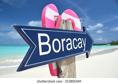 Boracay Arrow On The Beach