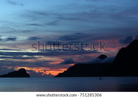 Boracay in the evening