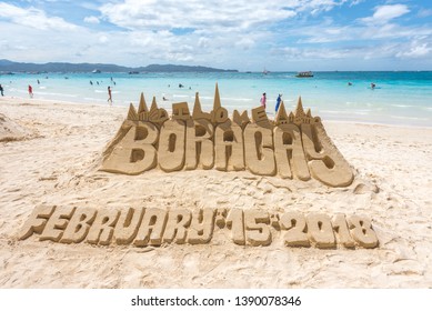 Boracay Island Aklan Province Philippines February Stock Photo ...