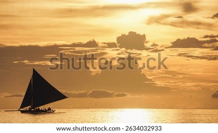 Boracay sunset in the Philippines