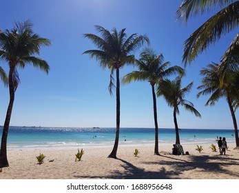 Boracay White Sand And Turqoise Water